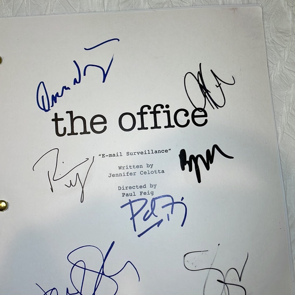 The Office signed script - Picture 2 of 4